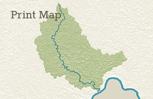 Leading Creek Watershed Map