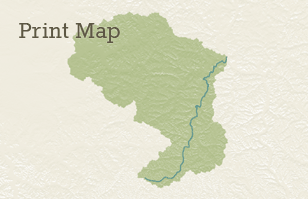 Moxahala Creek Watershed Map