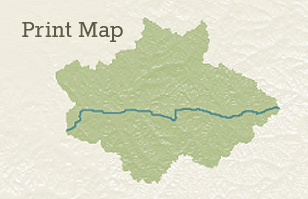 Rush Creek Watershed Map